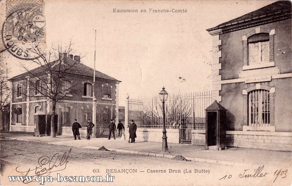 Excursion en Franche-Comté - 63 - BESANÇON - Caserne Brun (La Butte)